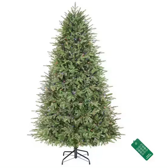 7.5 ft. Pre-Lit LED Grand Duchess Twinkling Balsam Fir Artificial Christmas Tree